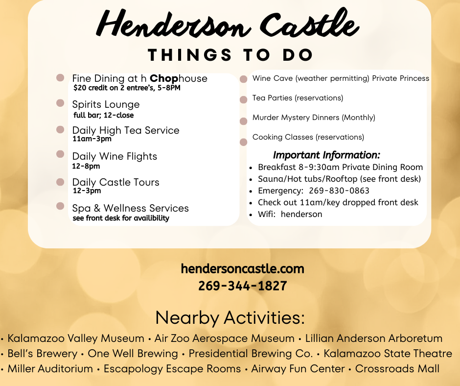Henderson Castle Things To Do