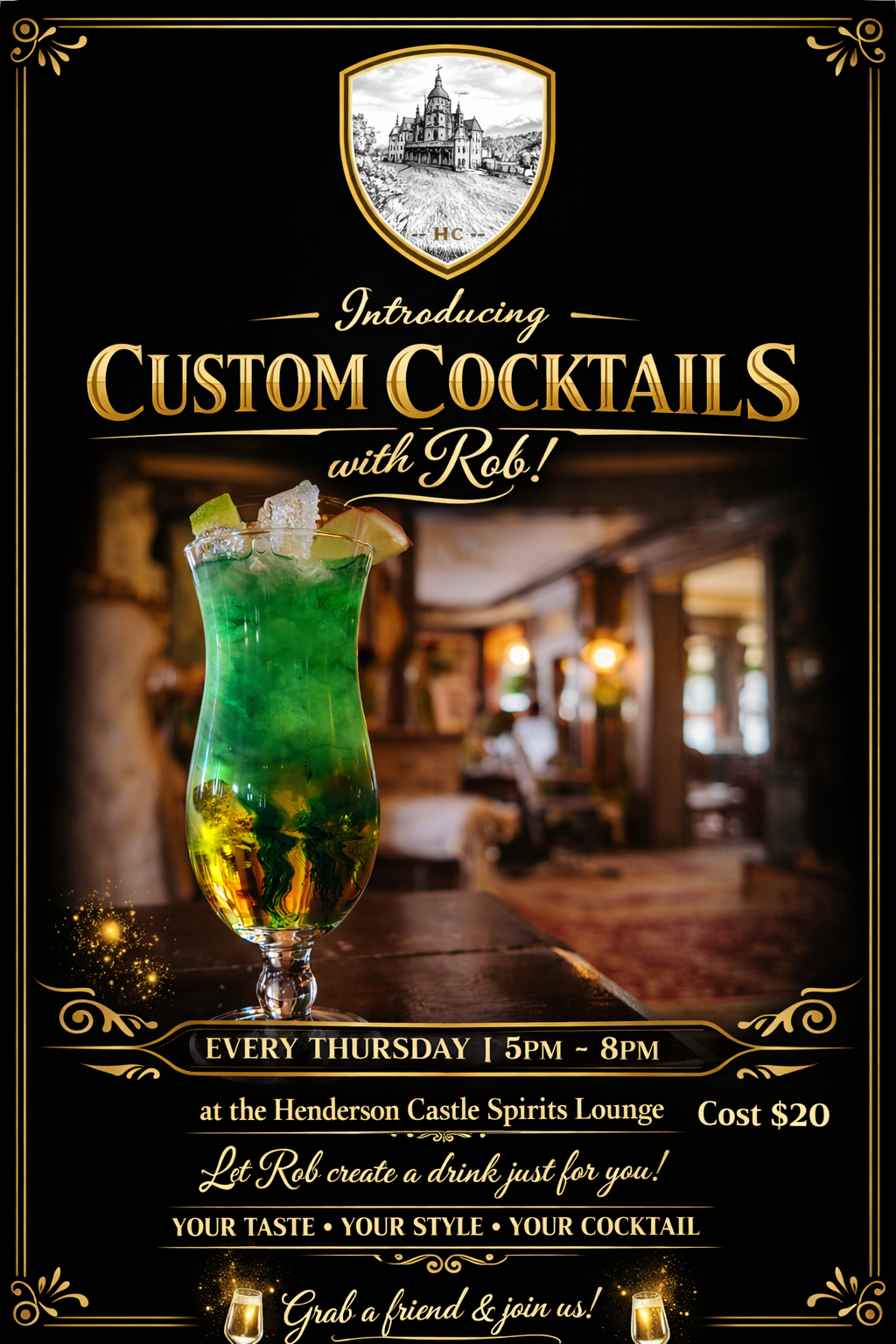 Custom Cocktails with Rob