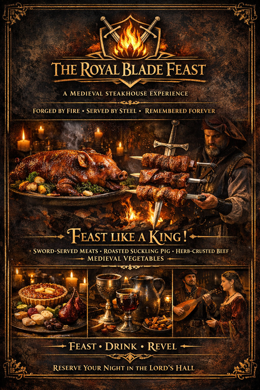 Medieval Dinner May 16th 6:00pm-9:00pm