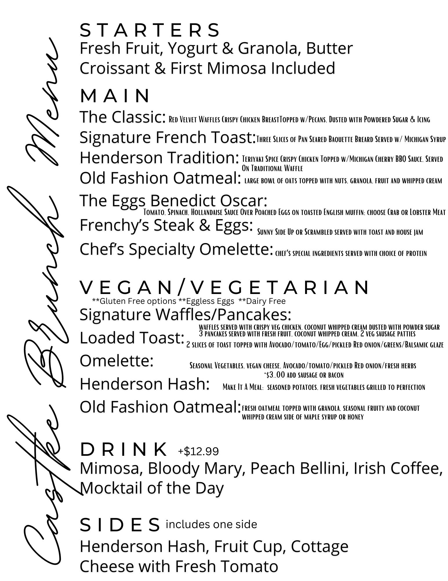 Sunday Brunch at Henderson Castle 2024 Sunday Brunch at Henderson Castle 2024