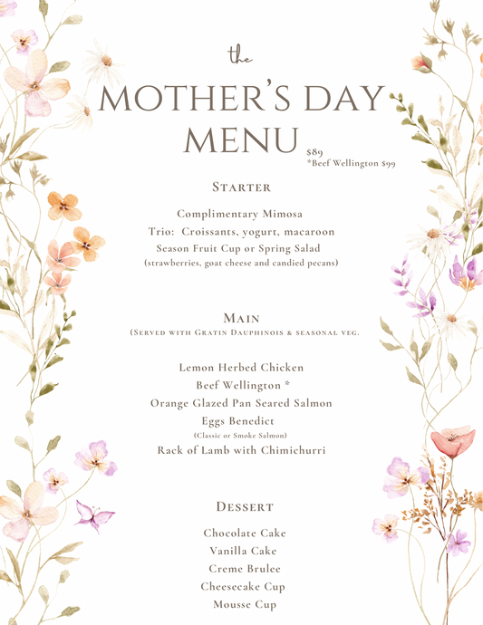 Mother's Day Royal Brunch May 10th, 2026