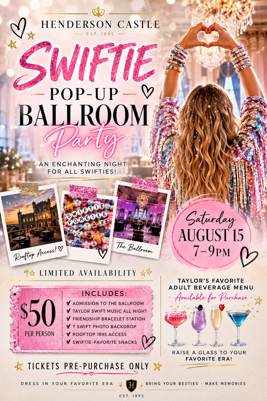 Swiftie Pop Up BALLROOM Party